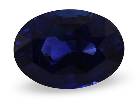 4.07 ct Oval Blue Natural Sapphire