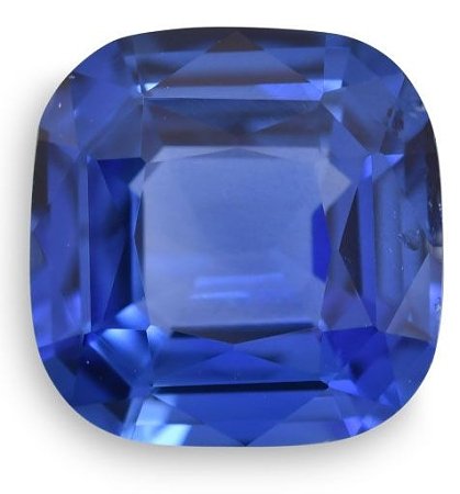 3.54 ct Cushion Blue Natural Sapphire