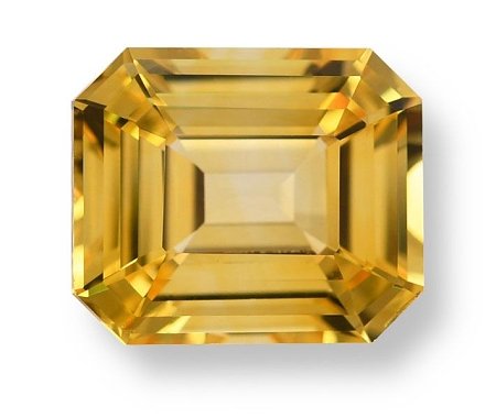 5.06 ct Emerald Yellow Natural Sapphire