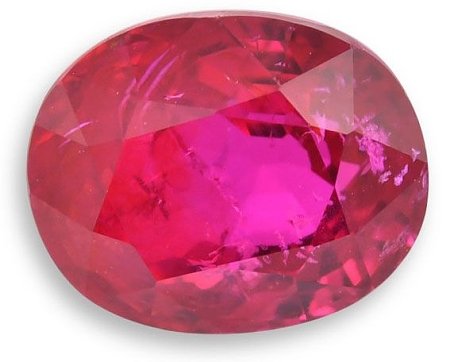 2.35 ct Oval Red Natural Ruby