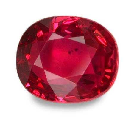 2.02 ct Oval Red Natural Ruby