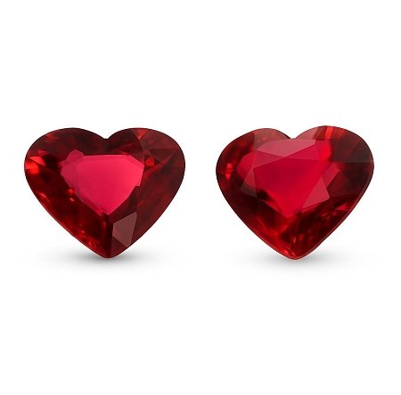 4.20 ct Heart Red Natural Ruby