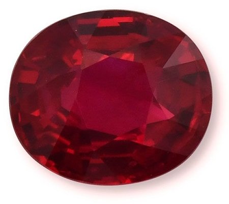 4.04 ct Oval Red Natural Ruby