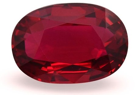 7.10 ct Oval Red Natural Ruby