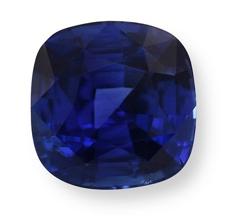 3.40 ct Cushion Blue Natural Sapphire