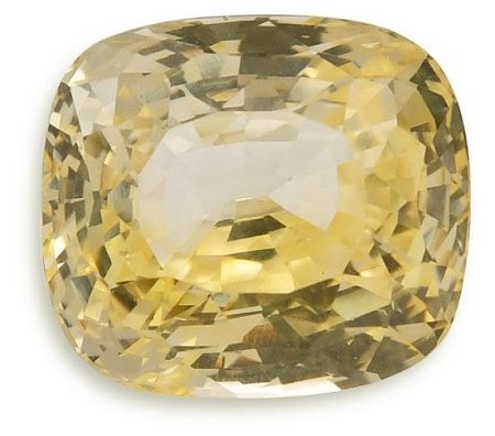 11.50 ct Cushion Yellow Natural Sapphire