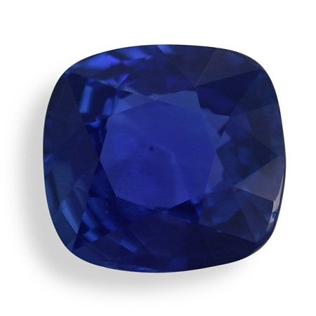3.04 ct Cushion Blue Natural Sapphire