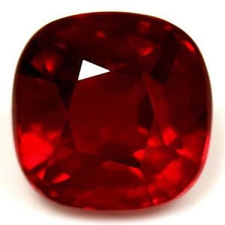 1.52 ct Cushion Red Natural Ruby