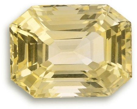16.34 ct Emerald Yellow Natural Sapphire