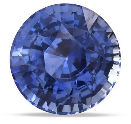 4.03 ct Round Blue Natural Sapphire