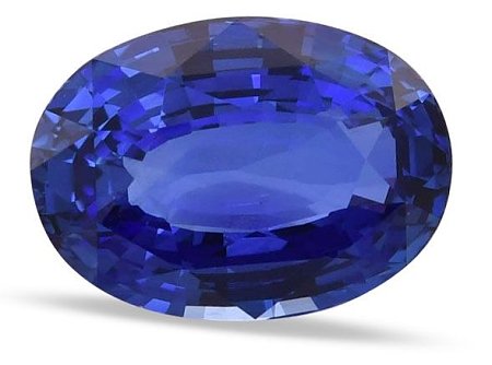 10.18 ct Oval Blue Natural Sapphire
