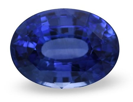 6.14 ct Oval Blue Natural Sapphire