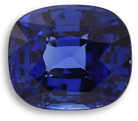 3.50 ct Cushion Blue Natural Sapphire