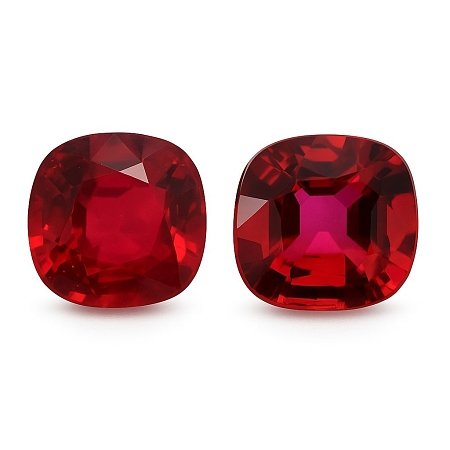 2.03 ct Cushion Red Natural Ruby