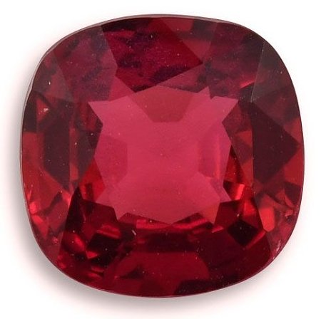 1.49 ct Cushion Red Natural Ruby