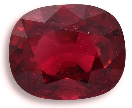 1.85 ct Cushion Red Natural Ruby