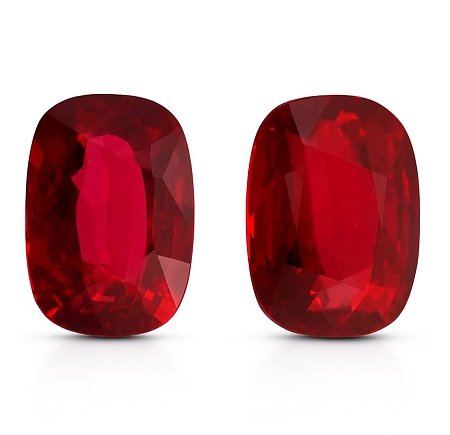 6.08 ct Cushion Red Natural Ruby