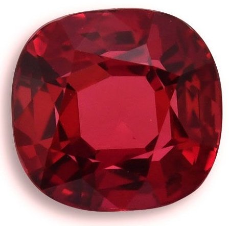 1.48 ct Cushion Red Natural Ruby