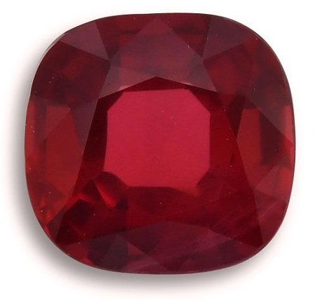 1.41 ct Cushion Red Natural Ruby