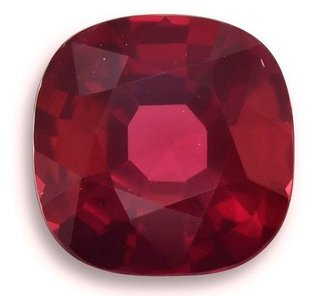 1.19 ct Cushion Red Natural Ruby