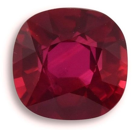 1.20 ct Cushion Red Natural Ruby