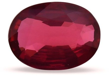 2.01 ct Oval Red Natural Ruby