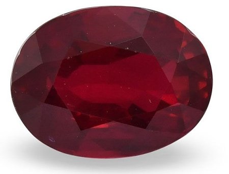2.01 ct Oval Red Natural Ruby