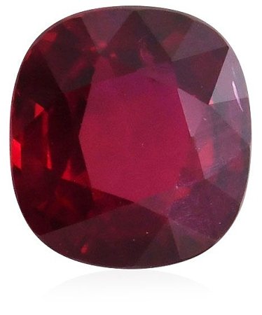3.06 ct Cushion Red Natural Ruby