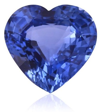 3.08 ct Heart Blue Natural Sapphire