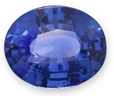 5.10 ct Oval Blue Natural Sapphire