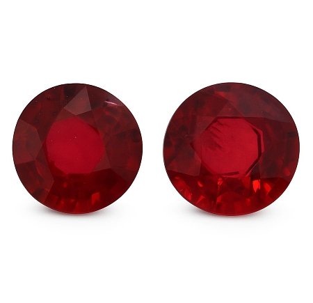 3.21 ct Round Red Natural Ruby