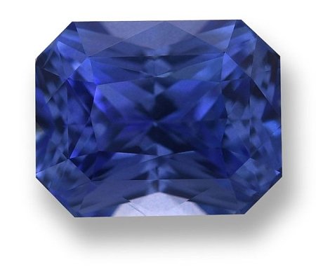 3.11 ct Radiant Blue Natural Sapphire