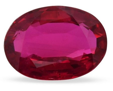 4.00 ct Oval Red Natural Ruby
