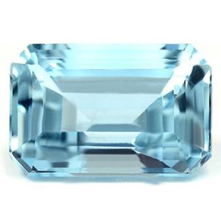 7.57 ct Emerald Blue Natural Aquamarine