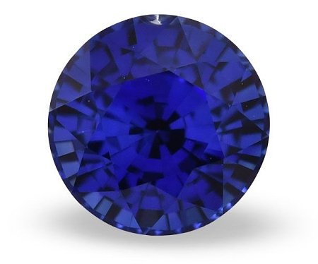 1.12 ct Round Blue Natural Sapphire