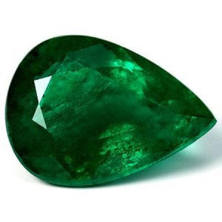 2.74 ct Pear Green Natural Emerald
