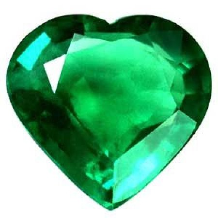 2.76 ct Heart Green Natural Emerald