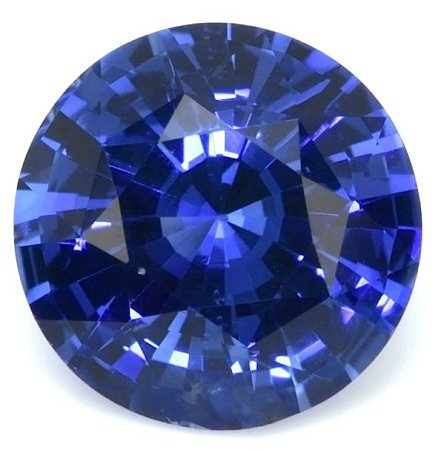 2.60 ct Round Blue Natural Sapphire