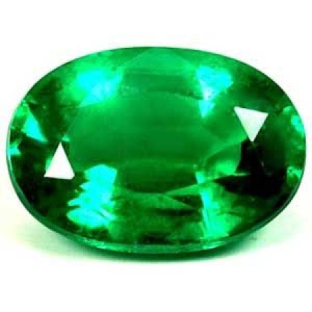 0.77 ct Oval Green Natural Emerald