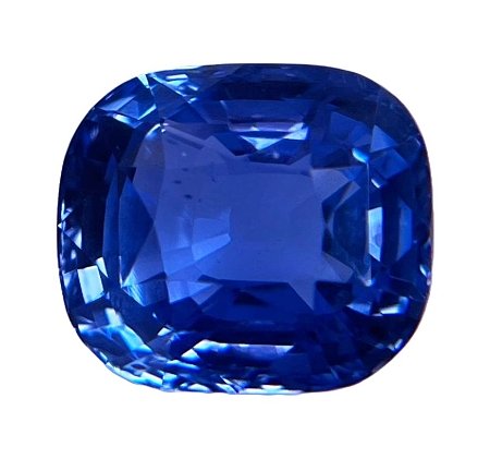 10.03 ct Cushion Blue Natural Sapphire