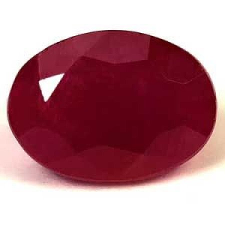 2.61 ct Oval Red Natural Ruby