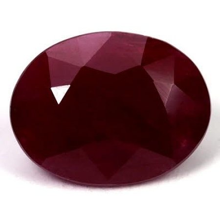 5.42 ct Oval Red Natural Ruby