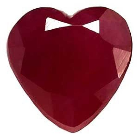 0.99 ct Heart Red Natural Ruby