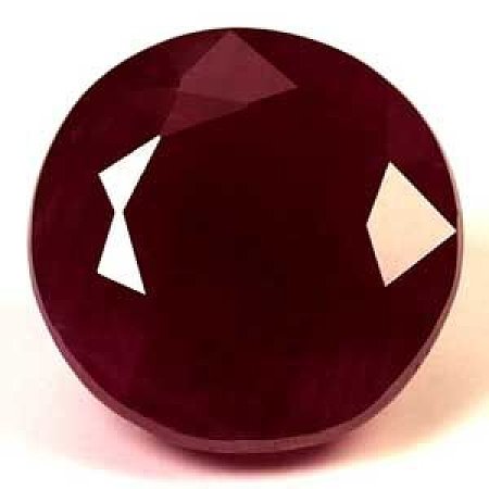 2.37 ct Round Red Natural Ruby