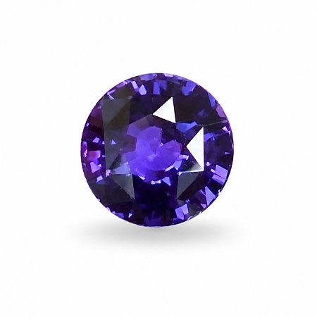 2.19 ct Round Purple Natural Sapphire