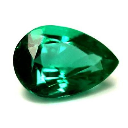 1.02 ct Pear Green Natural Emerald