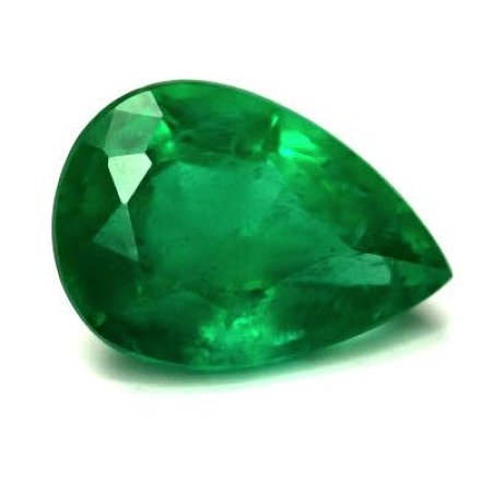 1.16 ct Pear Green Natural Emerald