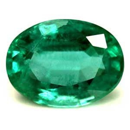 1.61 ct Oval Green Natural Emerald