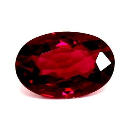 0.60 ct Oval Red Natural Ruby