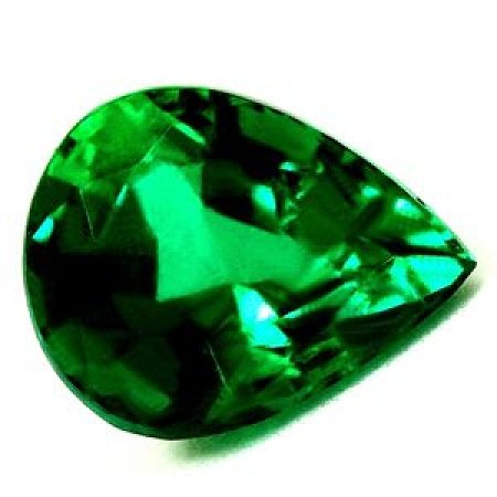 1.96 ct Pear Green Natural Emerald